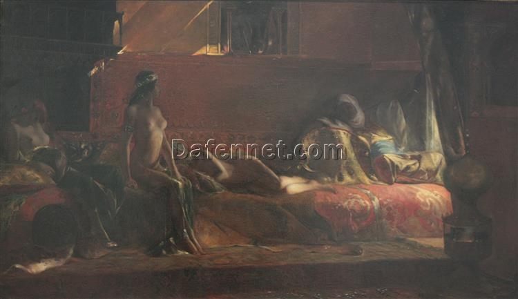 Les Chérifas by Benjamin Constant – Custom Oil Painting Reproduction of 1884 Orientalist Artwork