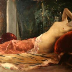 Odalisque – Benjamin Constant Orientalist Oil Painting Reproduction