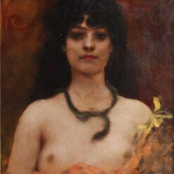 Benjamin Constant’s Nude Portrait – Custom Oil Painting Reproduction for Collectors
