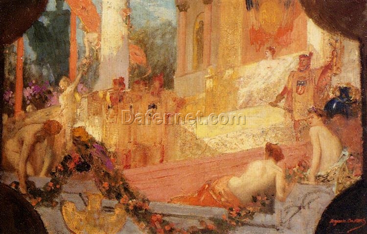 Benjamin Constant’s Paris Welcoming the World – Custom Oil Painting Reproduction