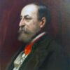 Benjamin Constant Romanticism Portrait: Portrait of Camille Saint-Saëns Oil on Canvas
