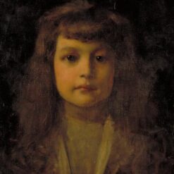Benjamin Constant Romanticism Portrait: Portrait De Jean Montfraix À L'âge De Douze Ans Oil on Canvas