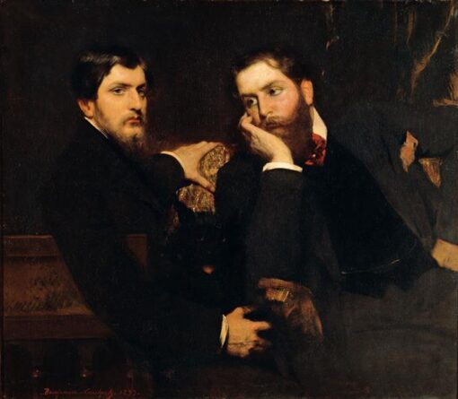 Fine Art Reproduction – Portrait of Two Sons by Benjamin Constant, Romanticism Portrait