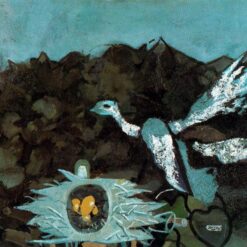 Georges Braque 'Bird and Its Nest' 1958 – Hand-Painted Expressionist Animal Oil Painting, Canvas Reproduction