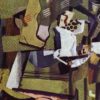 Custom Oil Painting – "Café Bar" by Georges Braque – Cubist Still Life Wall Art
