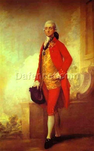 INSPIRED BY Thomas Gainsborough’s “Captain William Wade” – Custom Rococo Oil Portrait | DaFen Village Studio
