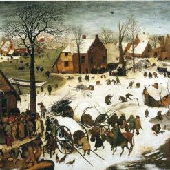 Pieter Bruegel’s Census at Bethlehem – Custom Oil Painting Reproduction