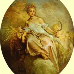 Buy Ceres (Summer) by Antoine Watteau – 1712 Rococo Allegorical Oil Painting Reproduction | DaFen Village Studio