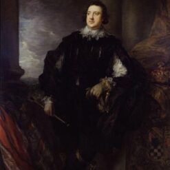 INSPIRED BY Thomas Gainsborough’s "Charles Howard, 11th Duke of Norfolk" – Custom Rococo Portrait Oil Painting | DaFen Village Studio