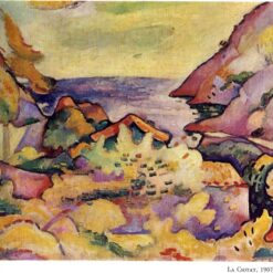 La Ciotat (1907) by Georges Braque – Fauvist Landscape in Oil on Canvas