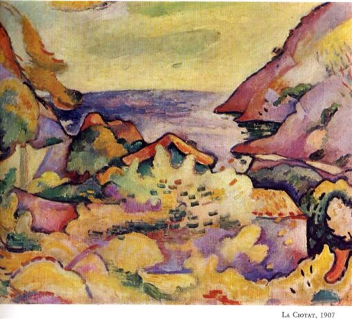 La Ciotat (1907) by Georges Braque – Fauvist Landscape in Oil on Canvas