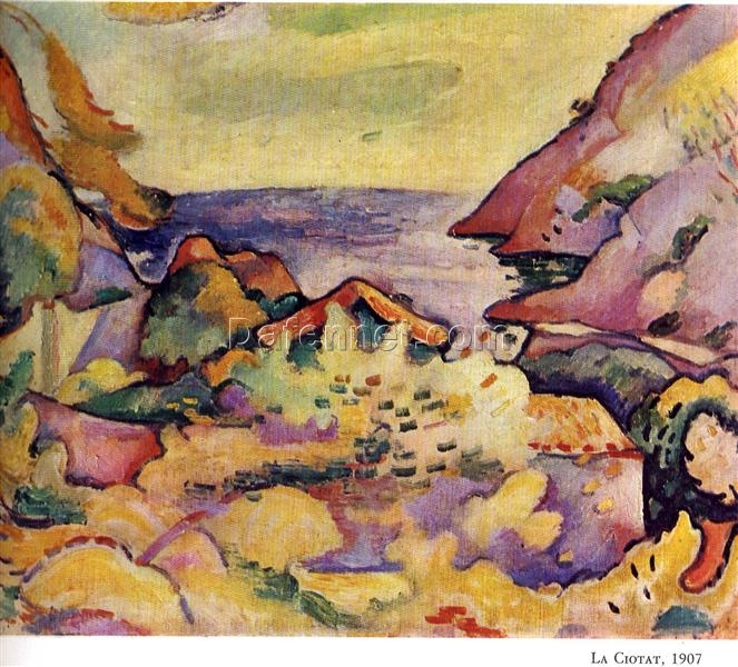 La Ciotat (1907) by Georges Braque – Fauvist Landscape in Oil on Canvas