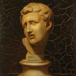 Hand-Painted Diego Rivera 'Classical Head' Neoclassical Oil Painting - Mexican Master's Academic Art Reproduction
