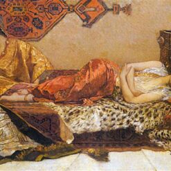 Benjamin Constant’s The Odalisque – Exotic Nude Oil Painting, Custom Hand-Painted Replica