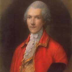 INSPIRED BY Thomas Gainsborough’s "Count Rumford" – Custom Rococo Oil Portrait for Luxury Décor | DaFen Village Studio