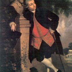 INSPIRED BY Thomas Gainsborough’s "David Garrick" – Custom Rococo Portrait Oil Painting | DaFen Village Studio