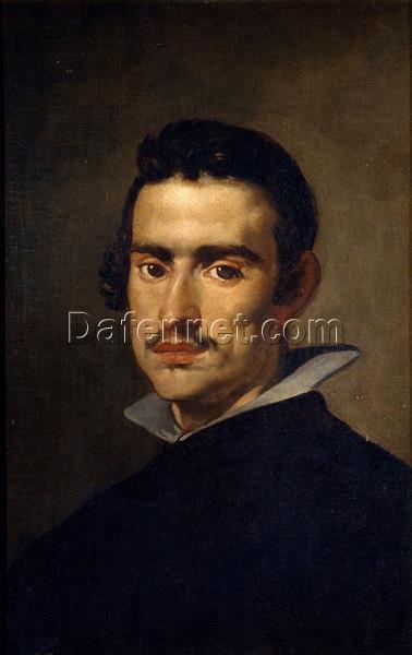 Portrait of a Young Man by Diego Velázquez – 1623 Baroque Portrait Oil Painting Reproduction