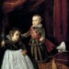 Baroque Royal Portrait – Don Baltasar Carlos and a Dwarf by Velazquez (1632)