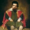 Don Sebastián de Morra by Diego Velázquez – Baroque Oil Portrait Reproduction from the Prado Museum