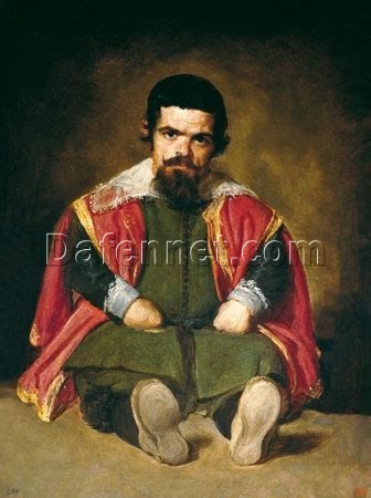 Don Sebastián de Morra by Diego Velázquez – Baroque Oil Portrait Reproduction from the Prado Museum