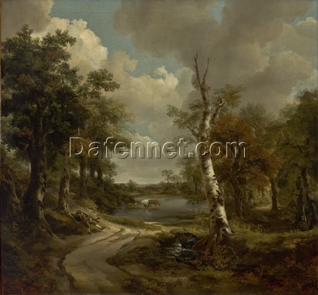 Thomas Gainsborough’s Drinkstone Park (Cornard Woodland) (c.1747) – Rococo Rural Landscape