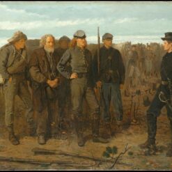 Winslow Homer Realism Genre Painting: Prisoners from the Front (1866) Oil on Canvas