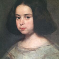 Velazquez Portrait of a Little Girl – 1640 Baroque Oil Painting Reproduction