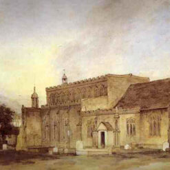 John Constable East Bergholt Church (1811) – Romantic Landscape Oil Painting Reproduction