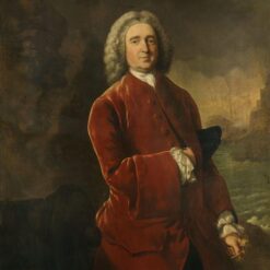 INSPIRED BY Thomas Gainsborough’s "Edward Vernon" – Custom Rococo Portrait Oil Artwork | DaFen Village Studio