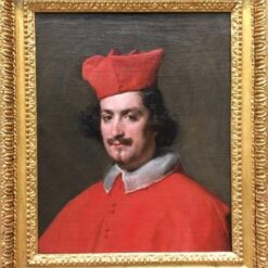 Cardinal Camillo Astali Pamphili by Velazquez – Baroque Portrait Reproduction (1650)