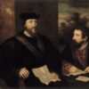 Titian’s French Cardinal Georges d'Armagnac and his Secretary G. Philandrier – High Renaissance Portrait