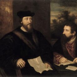 Titian’s French Cardinal Georges d'Armagnac and his Secretary G. Philandrier – High Renaissance Portrait