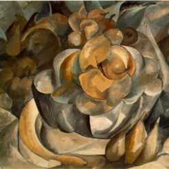 Handmade "Fruit Dish" by Georges Braque – Cubist Still Life Oil Painting