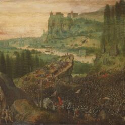 Pieter Bruegel’s The Suicide of Saul – Religious Oil Painting Reproduction