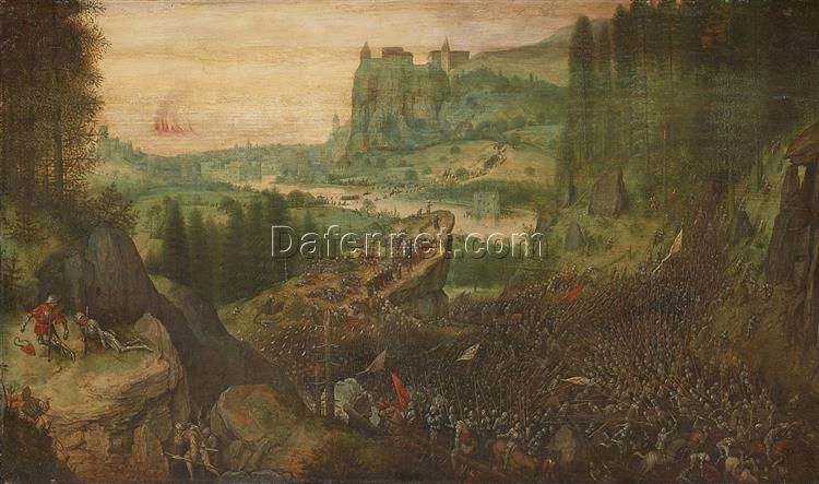 Pieter Bruegel’s The Suicide of Saul – Religious Oil Painting Reproduction