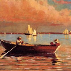 Buy Winslow Homer Realism Landscape: Gloucester Harbor (1873) Oil on Canvas