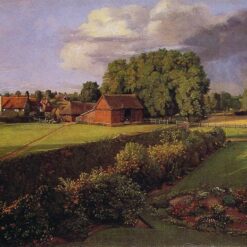 John Constable Golding Constable's Flower Garden – 1815 Romantic Landscape Oil Painting
