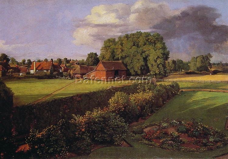 John Constable Golding Constable’s Flower Garden – 1815 Romantic Landscape Oil Painting