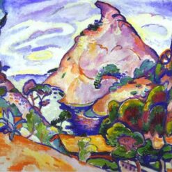 Georges Braque – Gray Weather in Cove (1907) – Fauvist Landscape Painting