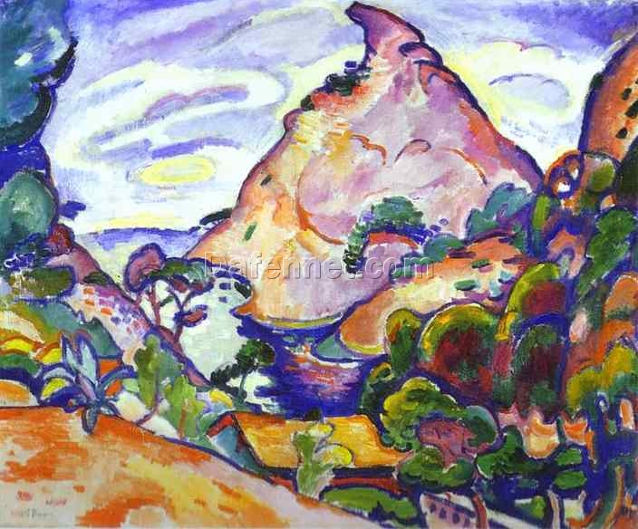 Georges Braque – Gray Weather in Cove (1907) – Fauvist Landscape Painting