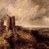 Custom Reproduction of Hadleigh Castle (1829) – Romantic Landscape Wall Art for Classic Interior Decor