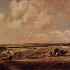 Hampstead Heath by John Constable – 1820 Romantic Landscape Oil Painting