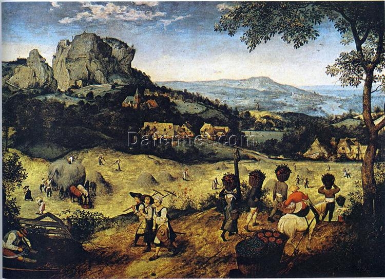 Pieter Bruegel the Elder – Haymaking (June and July), Northern Renaissance Art