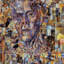 Pavel Filonov Head (c.1935) – Custom Oil Reproduction in Analytical Realism