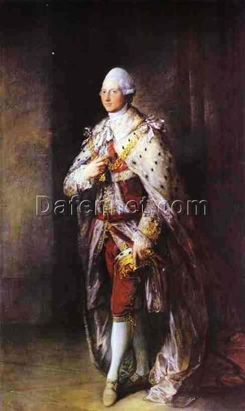 INSPIRED BY Thomas Gainsborough’s “Henry Frederick, Duke of Cumberland” – Custom Rococo Portrait Oil Painting | DaFen Village Studio