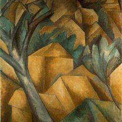Georges Braque – 'Houses at Estaque' (1908), Cubist Landscape Painting
