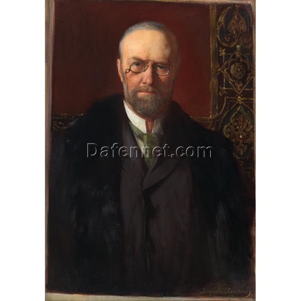 Benjamin Constant Romanticism Portrait of John Brooks Henderson Oil Painting