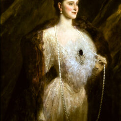 Custom Oil Painting – Empress Alexandra Fyodorovna by Benjamin Constant, Hand-Painted Reproduction