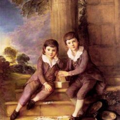 Buy Thomas Gainsborough Rococo Double Portrait: John and Henry Trueman Villebois (c.1783) Oil on Canvas