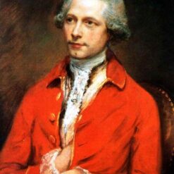 John Joseph Merlin (1782) by Thomas Gainsborough: Classic Rococo Portrait Oil Painting